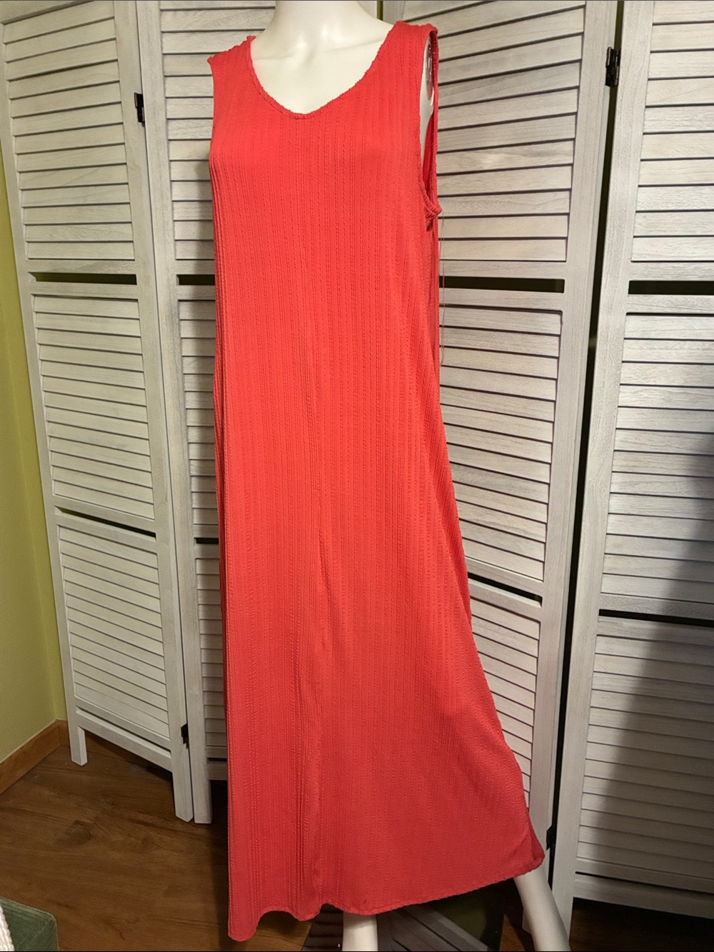 ANDREE BY UNIT Coral Sleeveless Maxi Dress